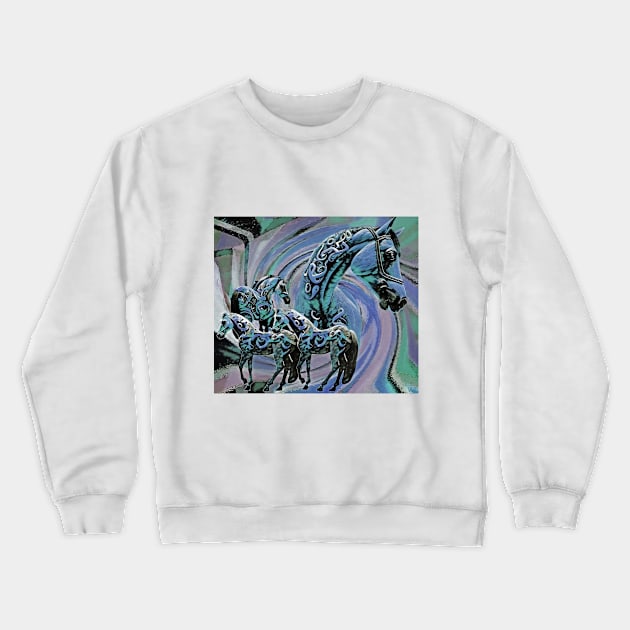 Your Lucky Horse V4 Crewneck Sweatshirt by walil designer